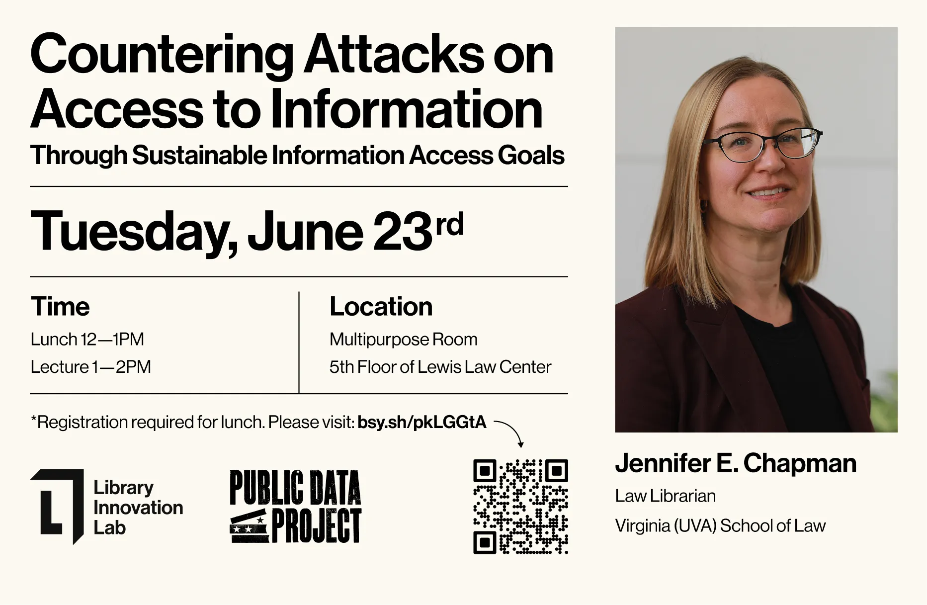 Banner for Countering Attacks on Access to Information through Sustainable Information Access Goals